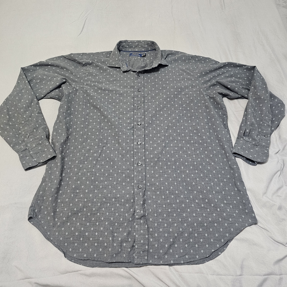 Men's Gray Patterned Shirt
